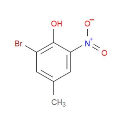 Aobchem&nbsp;2-Bromo-4-methyl-6-nitrophenol |  ≥95% |  CAS 20039-91-2 |  C7H6BrNO3 |  1g