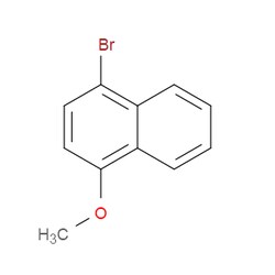Aobchem&nbsp;1-Bromo-4-methoxynaphthalene |  ≥97% |  CAS 5467-58-3 |  C11H9BrO |  25g