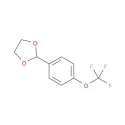 Aobchem&nbsp;2-[4-(Trifluoromethoxy)phenyl]-1 3-dioxolane |  ≥95% |  CAS 773102-04-8 |  C10H9F3O3 |  1g