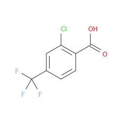 Aobchem&nbsp;2-Chloro-4-trifluoromethylbenzoic acid |  ≥97% |  CAS 23228-45-7 |  C8H4ClF3O2 |  25g