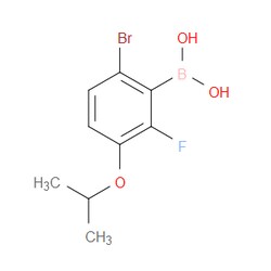 Aobchem&nbsp;6-Bromo-2-fluoro-3-isopropoxyphenylboronic acid |  ≥95% |  CAS 1072951-99-5 |  C9H11BBrFO3 |  5g