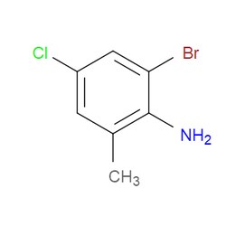 Aobchem&nbsp;2-Bromo-4-chloro-6-Methylaniline |  ≥95% |  CAS 146948-68-7 |  C7H7BrClN |  25g