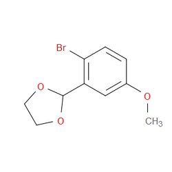 Aobchem&nbsp;2-(2-Bromo-5-methoxyphenyl)-1 3-dioxolane |  ≥95% |  CAS 98015-07-7 |  C10H11BrO3 |  5g