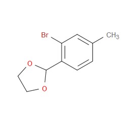 Aobchem&nbsp;2-(2-Bromo-4-methylphenyl)-1 3-dioxolane |  ≥95% |  CAS 773095-61-7 |  C10H11BrO2 |  1g