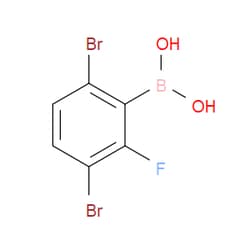 Aobchem&nbsp;3 6-Dibromo-2-fluorophenylboronic acid |  ≥97% |  CAS 870778-92-0 |  C6H4BBr2FO2 |  5g