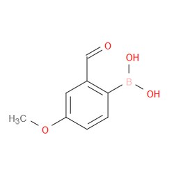 Aobchem&nbsp;2-Formyl-4-methoxyphenylboronic acid |  ≥97% |  CAS 139962-95-1 |  C8H9BO4 |  25g