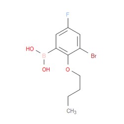 Aobchem&nbsp;3-Bromo-2-butoxy-5-fluorophenylboronic acid |  ≥97% |  CAS 352534-85-1 |  C10H13BBrFO3 |  10g