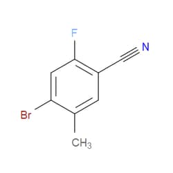 Aobchem&nbsp;4-Bromo-2-fluoro-5-methylbenzonitrile |  ≥95% |  CAS 916792-13-7 |  C8H5BrFN |  10g