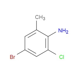 Aobchem&nbsp;4-Bromo-2-chloro-6-methylaniline |  ≥95% |  CAS 30273-42-8 |  C7H7BrClN |  10g