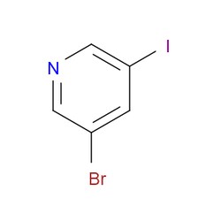 Aobchem&nbsp;3-Bromo-5-iodopyridine |  ≥97% |  CAS 233770-01-9 |  C5H3BrIN |  25g