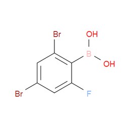 Aobchem&nbsp;2 4-Dibromo-6-fluorophenylboronic acid |  ≥97% |  CAS 870778-96-4 |  C6H4BBr2FO2 |  25g
