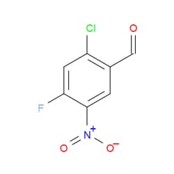 Aobchem&nbsp;2-Chloro-4-fluoro-5-nitrobenzaldehyde |  ≥95% |  CAS 99329-85-8 |  C7H3ClFNO3 |  25g