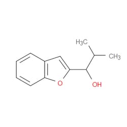 Aobchem&nbsp;1-(Benzofuran-2-yl)-2-methylpropan-1-ol |  ≥97% |  CAS 261785-45-9 |  C12H14O2 |  5g