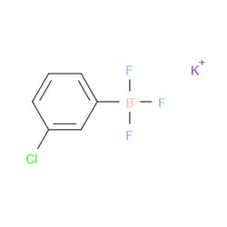 Aobchem&nbsp;POTASSIUM (3-CHLOROPHENYL)TRIFLUOROBORATE |  ≥97% |  CAS 411206-75-2 |  C6H4BClF3K |  10g