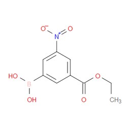 Aobchem&nbsp;3-Ethoxycarbonyl-5-nitrophenylboronic acid |  ≥97% |  CAS 850568-37-5 |  C9H10BNO6 |  10g