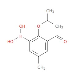 Aobchem&nbsp;3-Formyl-2-isopropoxy-5-methylphenylboronic acid |  ≥95% |  CAS 480424-52-0 |  C11H15BO4 |  1g