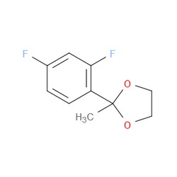 Aobchem&nbsp;2-(2 4-Difluorophenyl)-2-methyl-1 3-dioxolane |  ≥95% |  CAS 882406-40-8 |  C10H10F2O2 |  10g