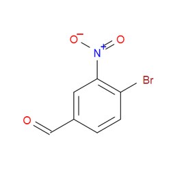 Aobchem&nbsp;4-Bromo-3-nitrobenzaldehyde |  ≥97% |  CAS 163596-75-6 |  C7H4BrNO3 |  25g