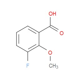 Aobchem&nbsp;3-Fluoro-2-methoxybenzoic acid |  ≥97% |  CAS 106428-05-1 |  C8H7FO3 |  10g