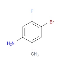 Aobchem&nbsp;4-Bromo-5-fluoro-2-methylaniline |  ≥97% |  CAS 52723-82-7 |  C7H7BrFN |  25g