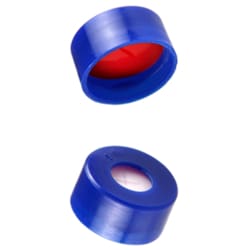 Microsolv Technology Corporation Caps Snap Blu Preslit Sil/Ptfe