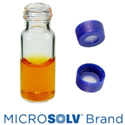 Microsolv Technology Corporation Epp Vials Clear Blue Caps