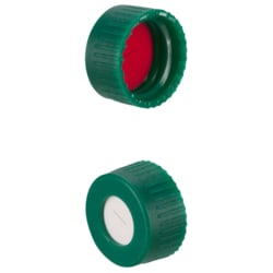Microsolv Technology Corporation Caps Screw Green Preslit Septa