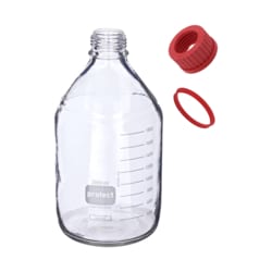 Microsolv Technology Corporation Mobile Phase Bottle Red Cap, Quantity: