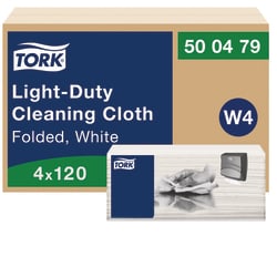 Tork Light Duty Cleaning Cloths W4 White | Buy Online | Tork | Fisher Scientific