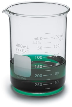 Hach Company Beaker, Griffin, Low Form, Glass, 400 mL