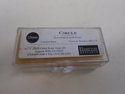 Hampton Research HR3-231/22 mm x 0.22 mm Siliconized Circle Cover Slides
