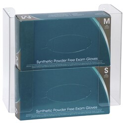 Omnimed Inc Double Clear PETG Glove Box Holder, Quantity: Each of 1