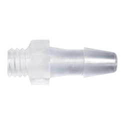 Cole-Parmer Threaded to Hose Barb Fitting, Straight Adapter, Animal-Derivative-Free