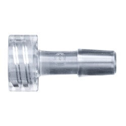 Cole-Parmer Luer to Hose Barb Fitting, Straight Adapter, CrystalVu , Cleanroom