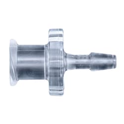 Cole-Parmer Luer to Hose Barb Fitting, Straight Adapter, CrystalVu , Cleanroom