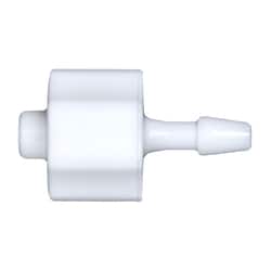 Cole-Parmer&nbsp;Luer to Hose Barb Fitting, Straight Adapter, Medical Nylon, Cleanroom Packed, Male Luer x 3/16