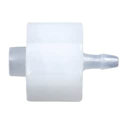 Cole-Parmer&nbsp;Luer to Hose Barb Fitting, Straight Adapter, Natural Nylon, Cleanroom Packed, Male Luer x 3/32