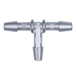 Cole-Parmer Hose Barb Fitting, Tee Union, Stainless Steel, 1/8" ID; 10/Pk,
