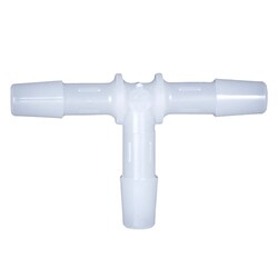 Cole-Parmer&nbsp;Hose Barb Fitting, Tee Union, HDPE, Cleanroom Packed, 3/8