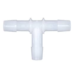 Cole-Parmer Hose Barb Fitting, Tee Union, Natural Nylon, Cleanroom Packed,
