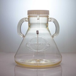 Thomson Instrument Company Optimum Growth 5L Flask w/ Port, Sterile, Quantity: