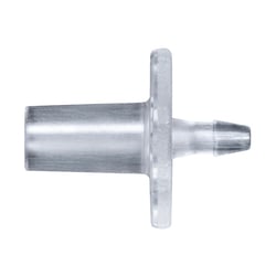 Cole-Parmer Luer to Hose Barb Fitting, Straight Adapter, CrystalVu , Cleanoom