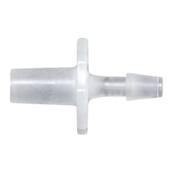 Cole-Parmer Luer to Hose Barb Fitting, Straight Adapter, Natural Kynar,