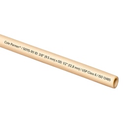 Cole-Parmer&nbsp;TPV Tubing, Tan Opaque, 3/8