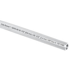 Cole-Parmer TPE Tubing, Clear, 1/32" ID x 3/32" OD; 50 Ft, Quantity: Each