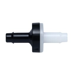 Cole-Parmer Miniature Check Valve, Nylon Housing, Silicone Diaphragm, 1/4"