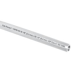 Cole-Parmer TPE Tubing, Clear, 1/8