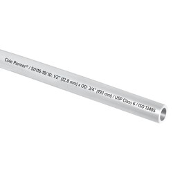 Cole-Parmer TPE Tubing, Clear, 1/2" ID x 3/4" OD; 50 Ft, Quantity: Each
