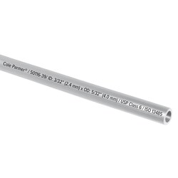 Cole-Parmer Soft TPE Tubing, Clear, 3/32" ID x 5/32" OD; 50 Ft, Quantity: