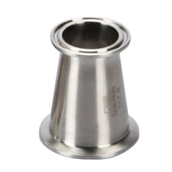 Cole-Parmer Fitting, 316L Stainless Steel, Straight, Concentric Sanitary